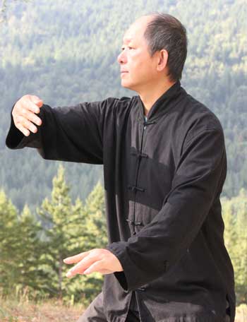 Dr. Yang demonstrating Tai Chi